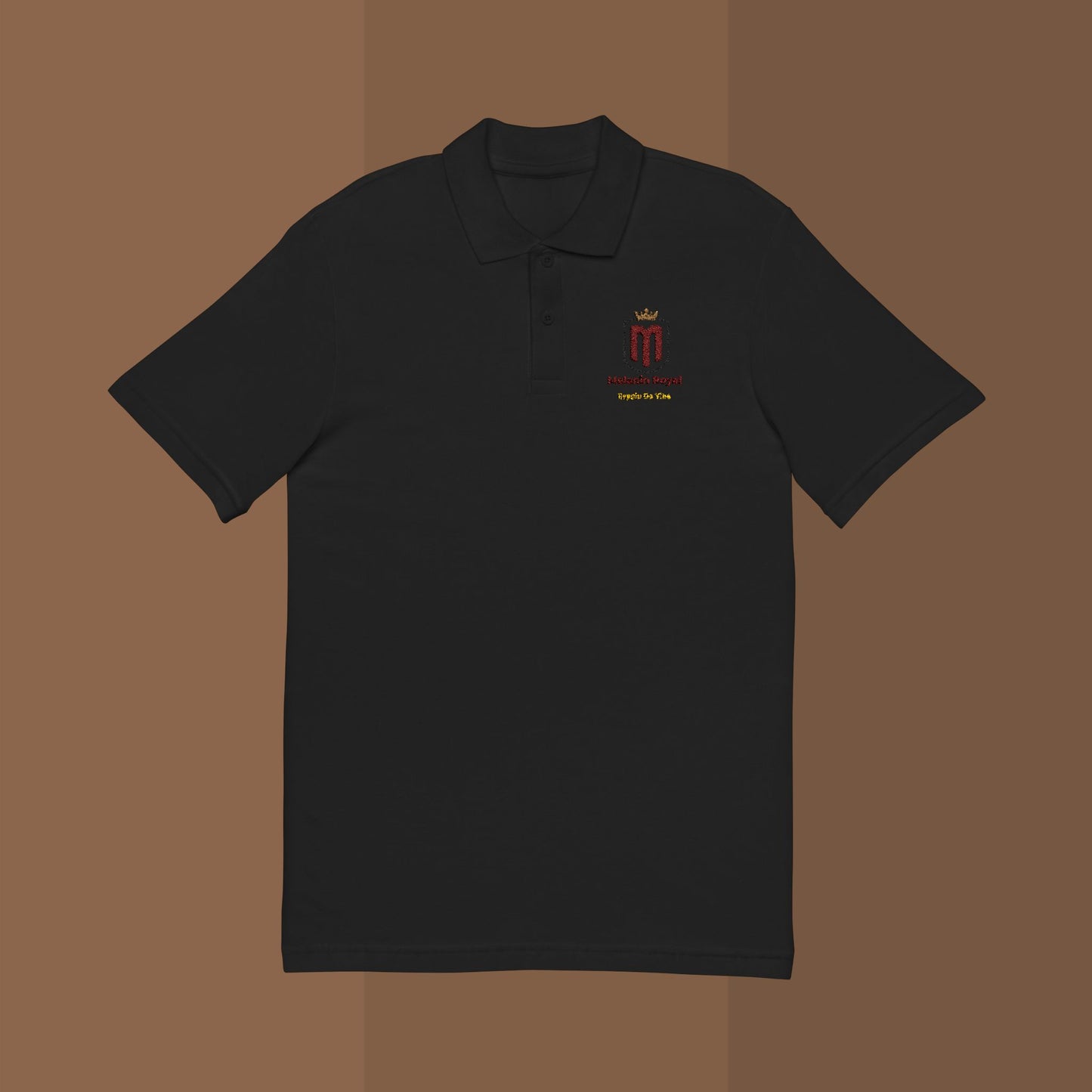 Melanin Royal Pique Polo Shirt