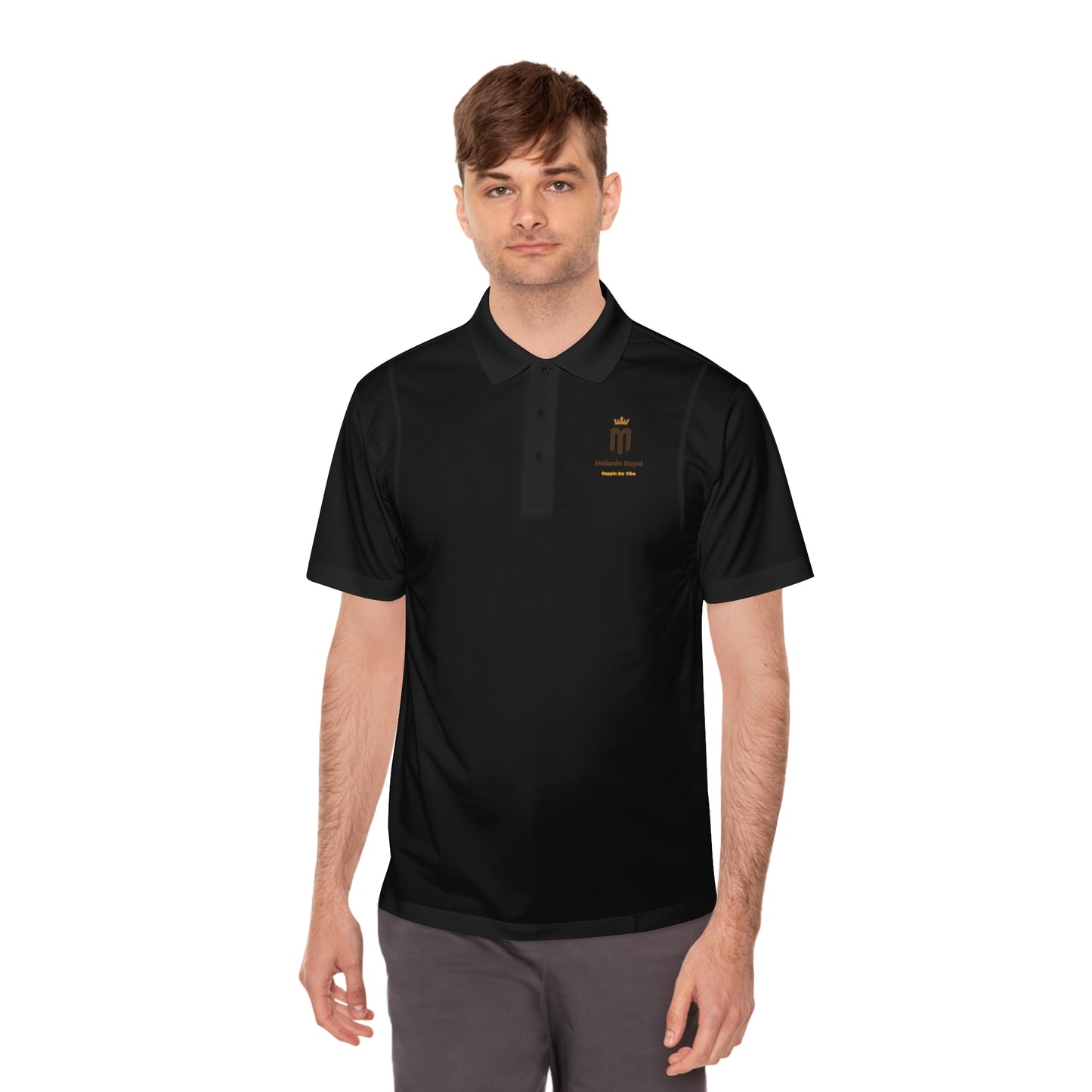 Melanin Royal Men's Sport Polo Shirt