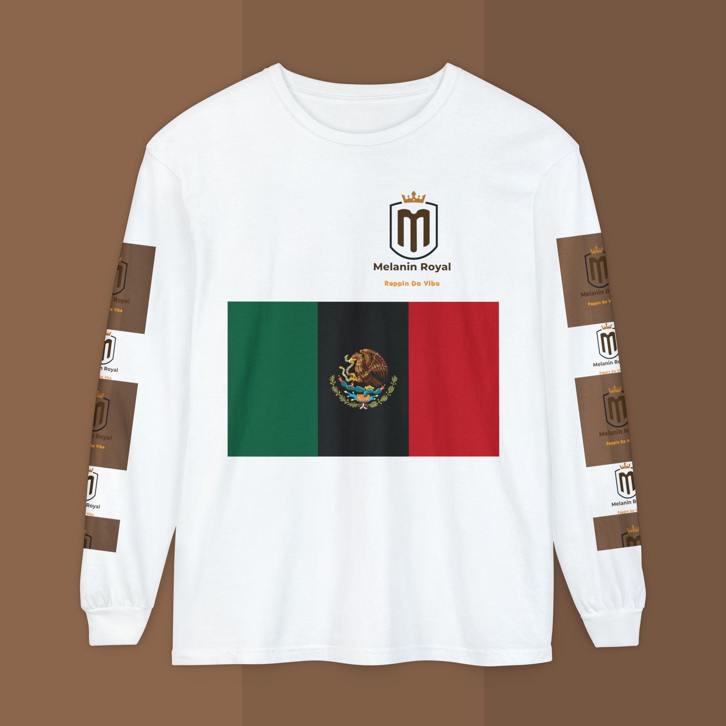 Afro México Garment-dyed Long Sleeve T-Shirt