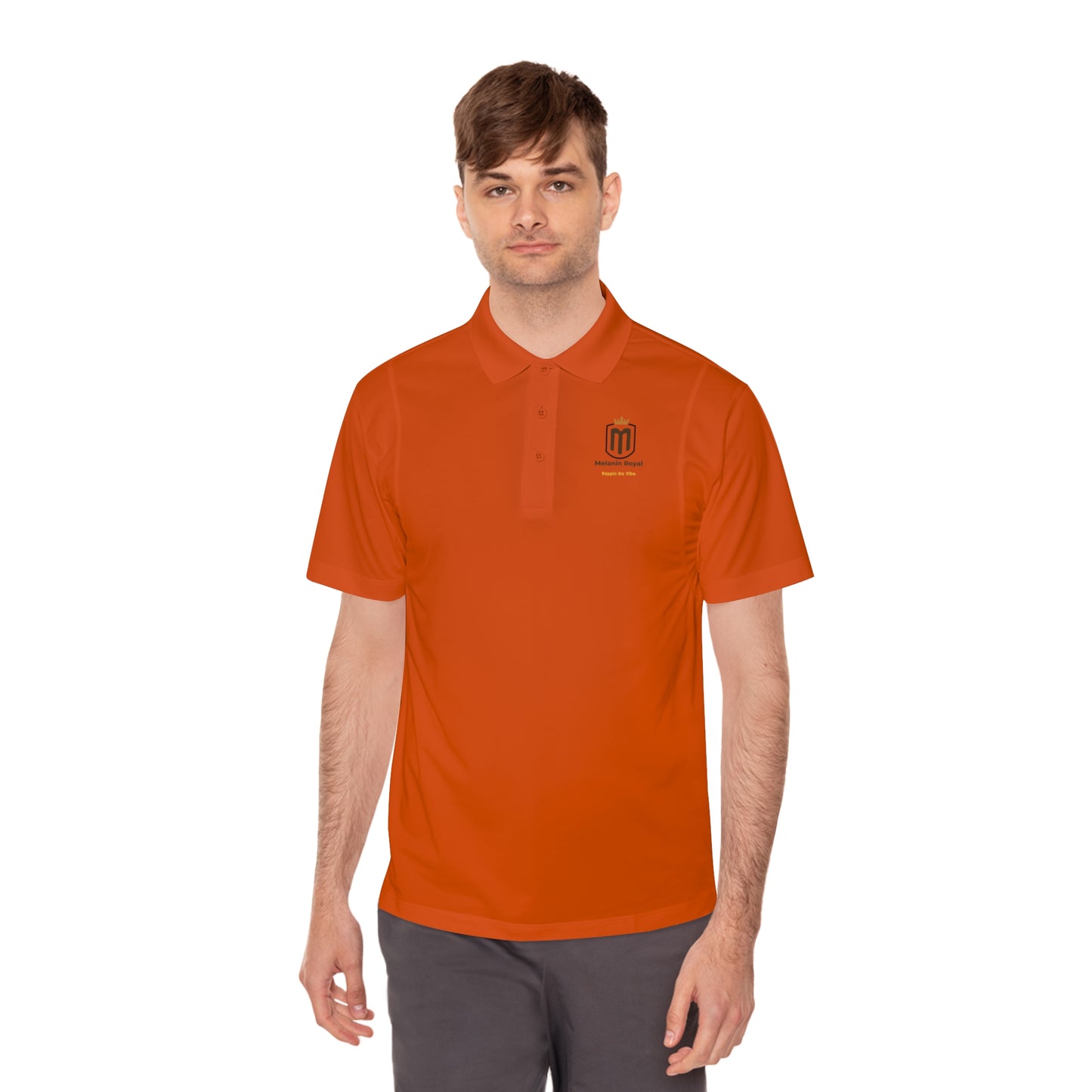 Melanin Royal Men's Sport Polo Shirt