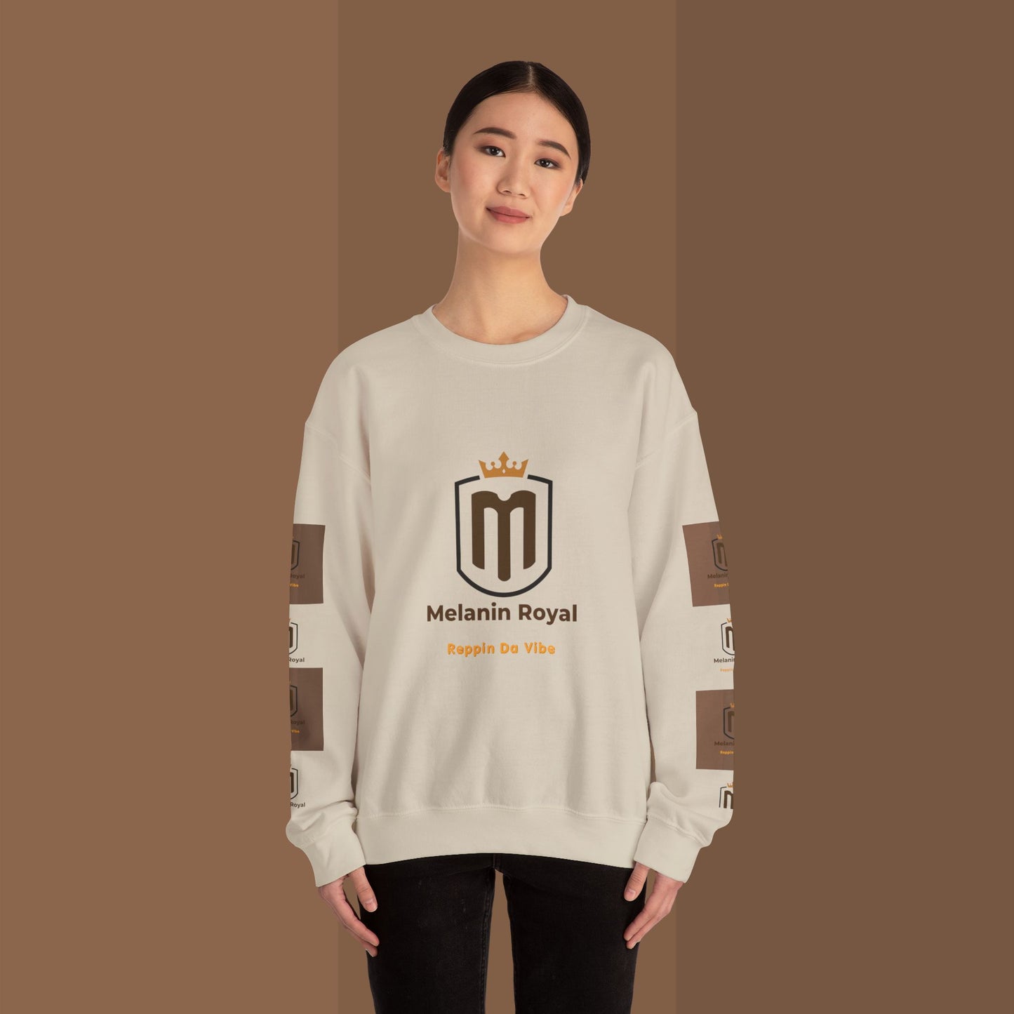 Melanin Royal Heavy Blend™ Crewneck Sweatshirt