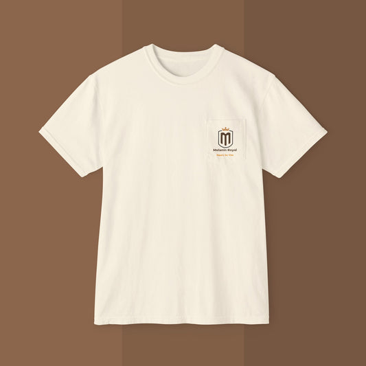 Melanin Royal Garment-Dyed Pocket T-Shirt