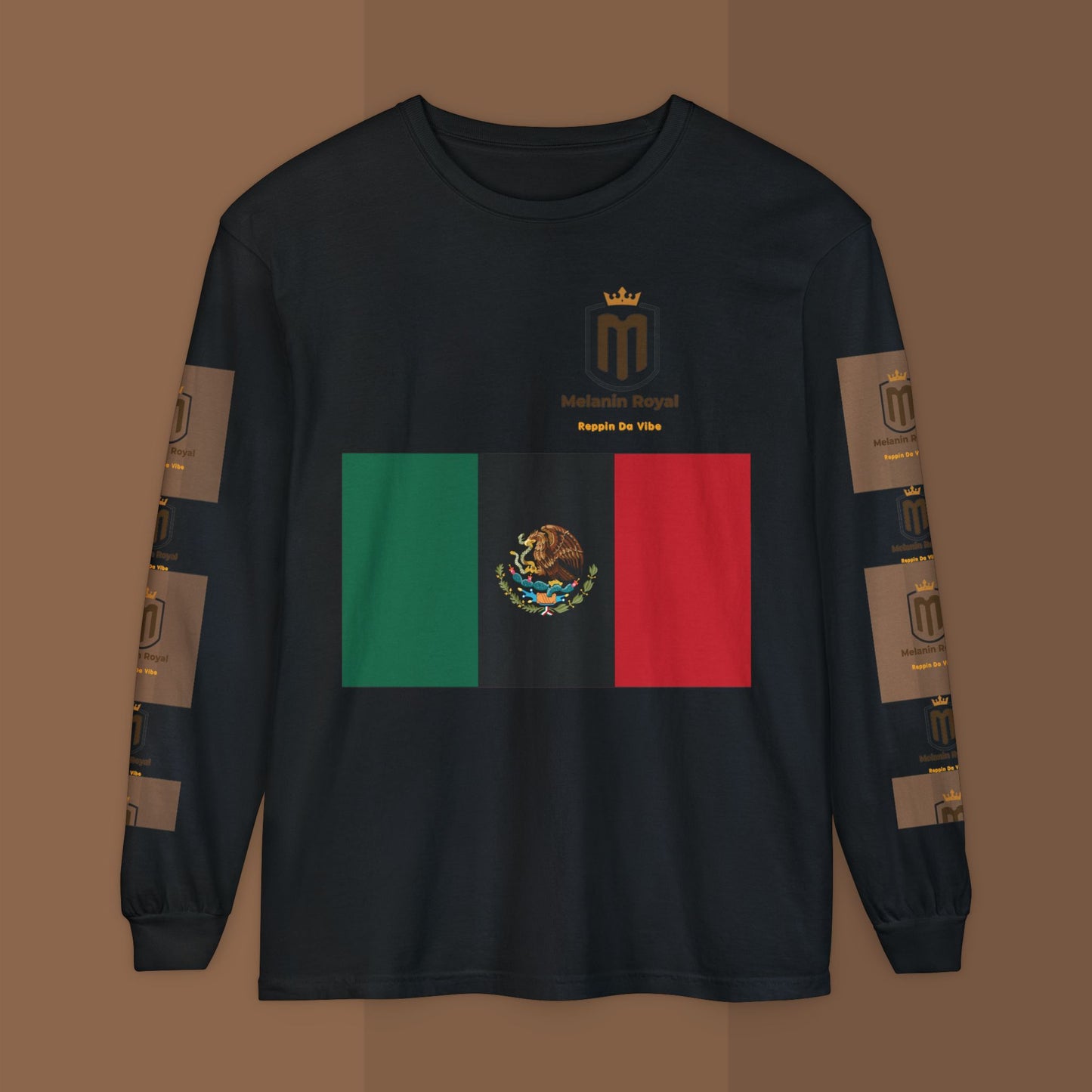 Afro México Garment-dyed Long Sleeve T-Shirt