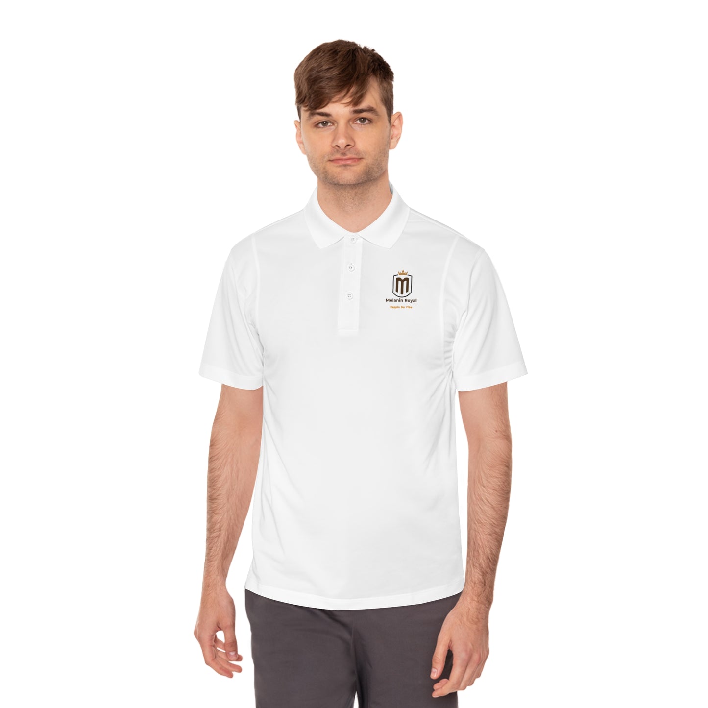 Melanin Royal Men's Sport Polo Shirt