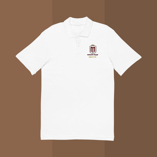 Melanin Royal Pique Polo Shirt