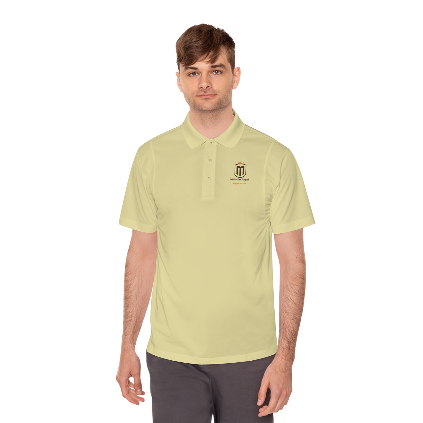 Melanin Royal Men's Sport Polo Shirt