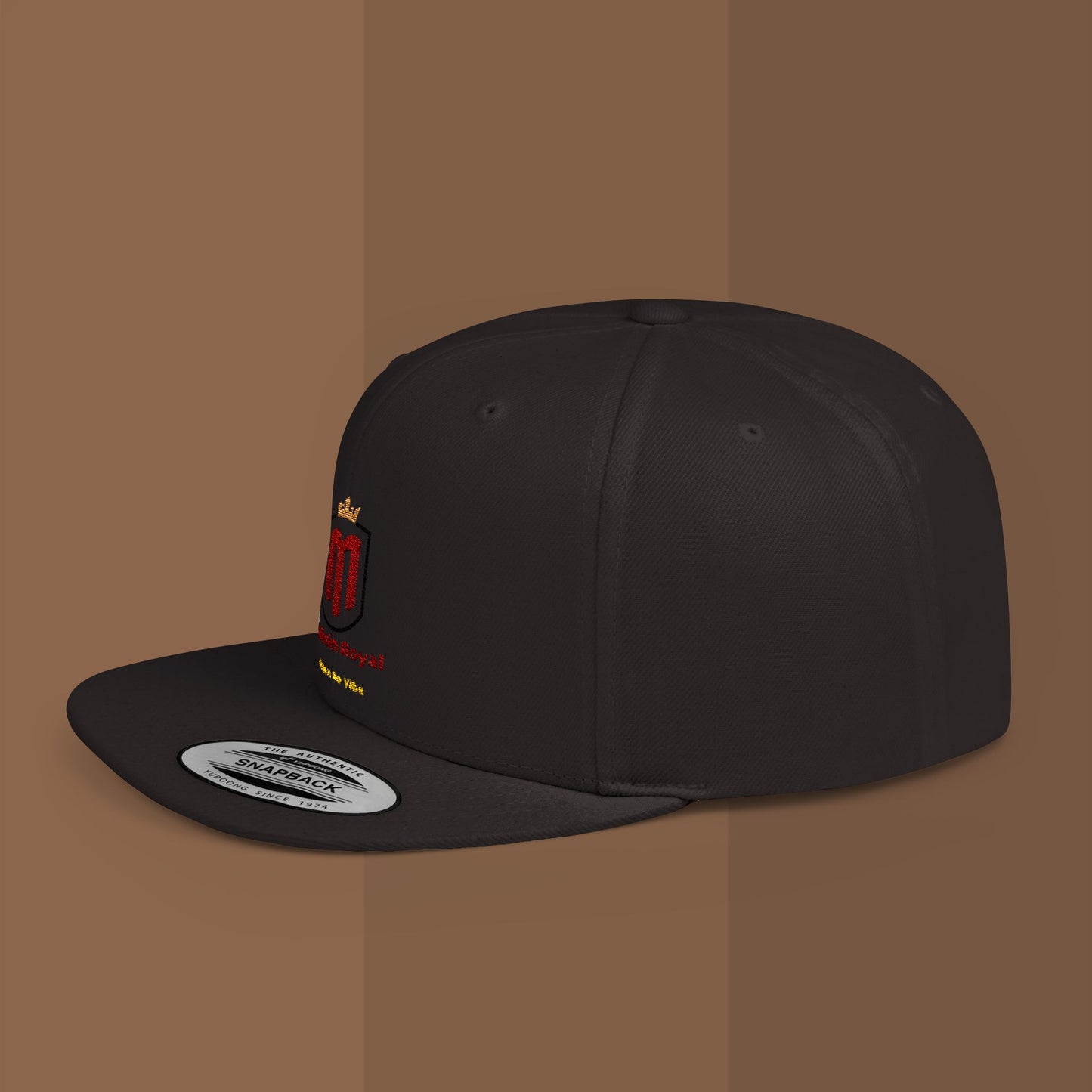 Melanin Royal Flat Bill Snapback