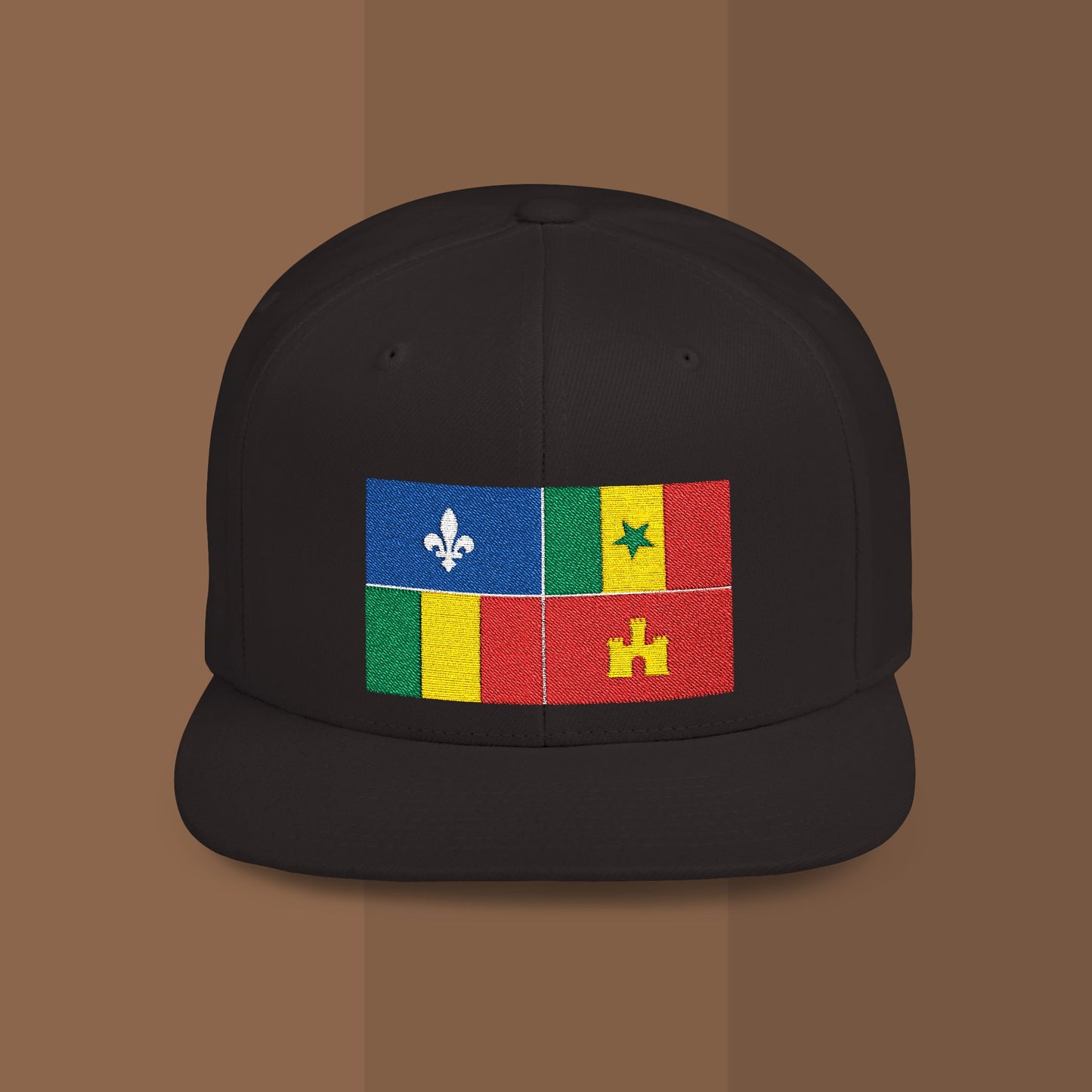 Creole Strong Flat Bill Snapback